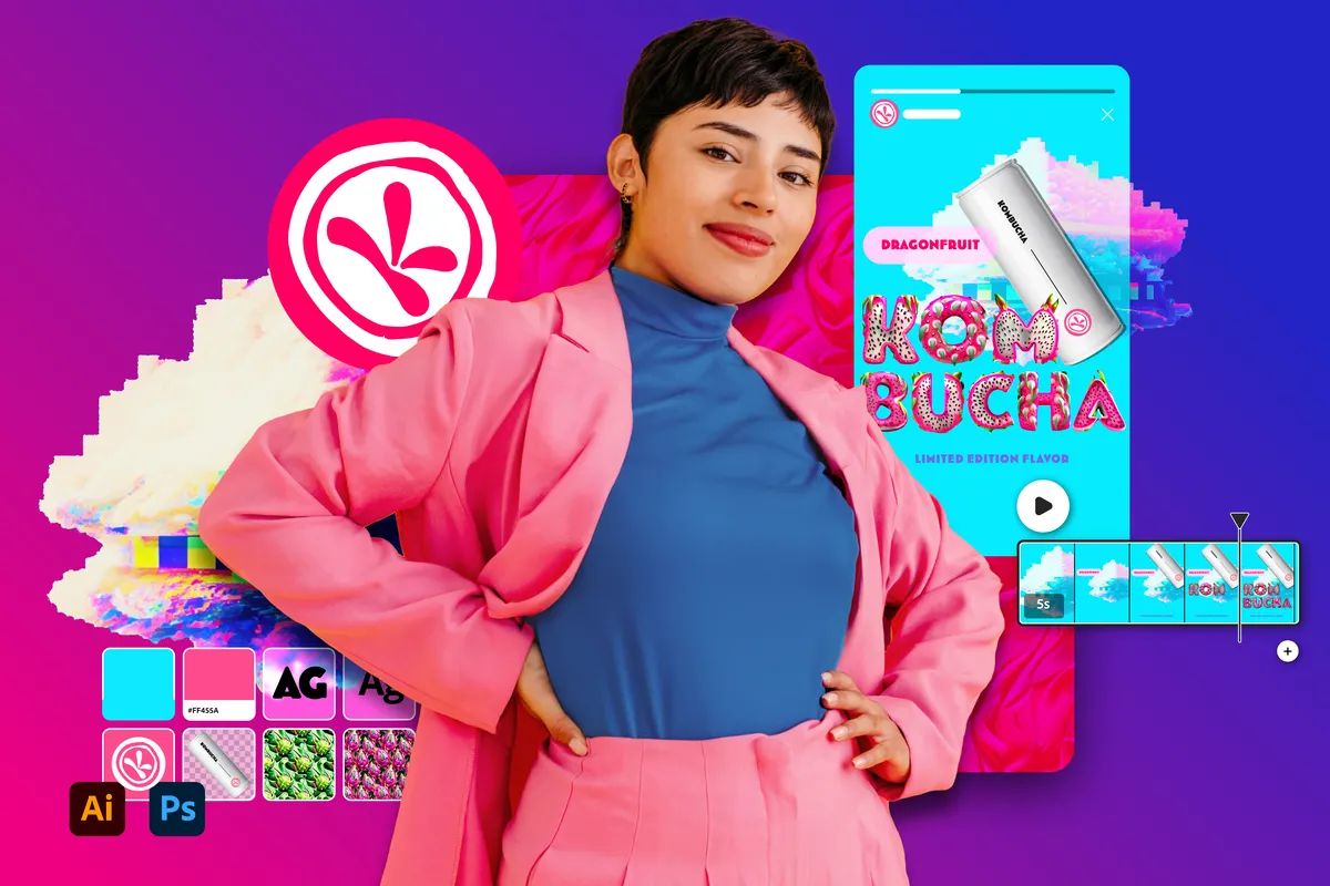 Adobe Express搭載Firefly AI模型，為非設計師打造客製化圖文檔供社群營銷使用