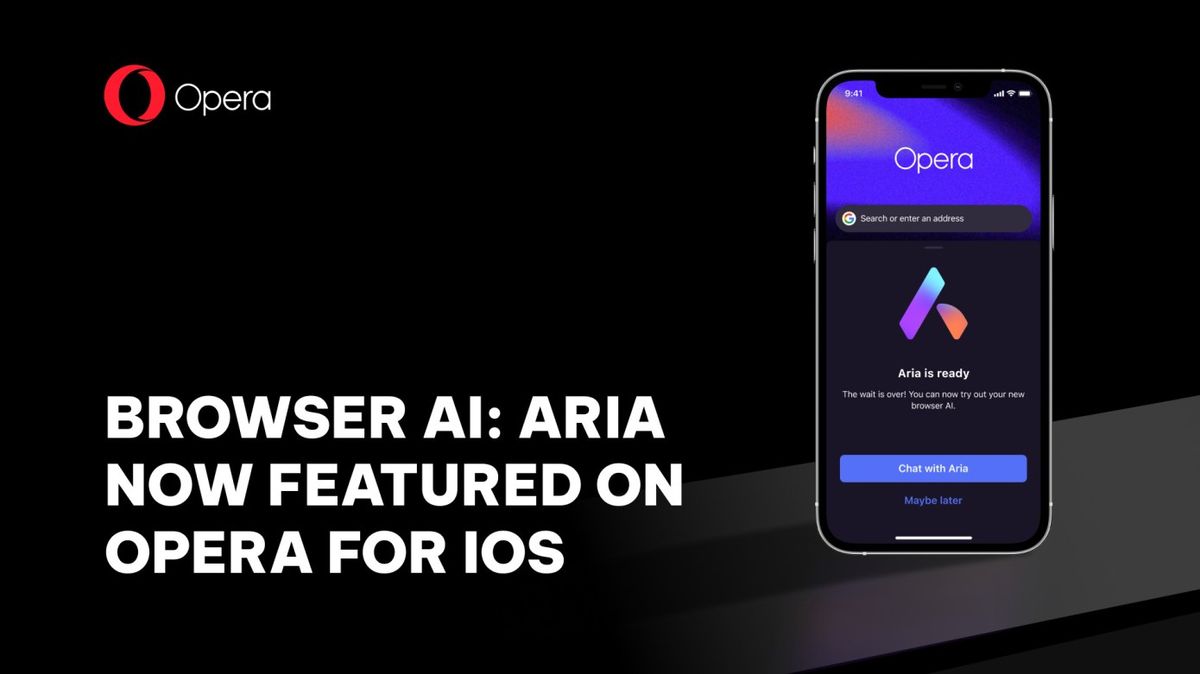Opera的Aria AI助手登陸iOS，以生成式AI提供更智慧的瀏覽體驗