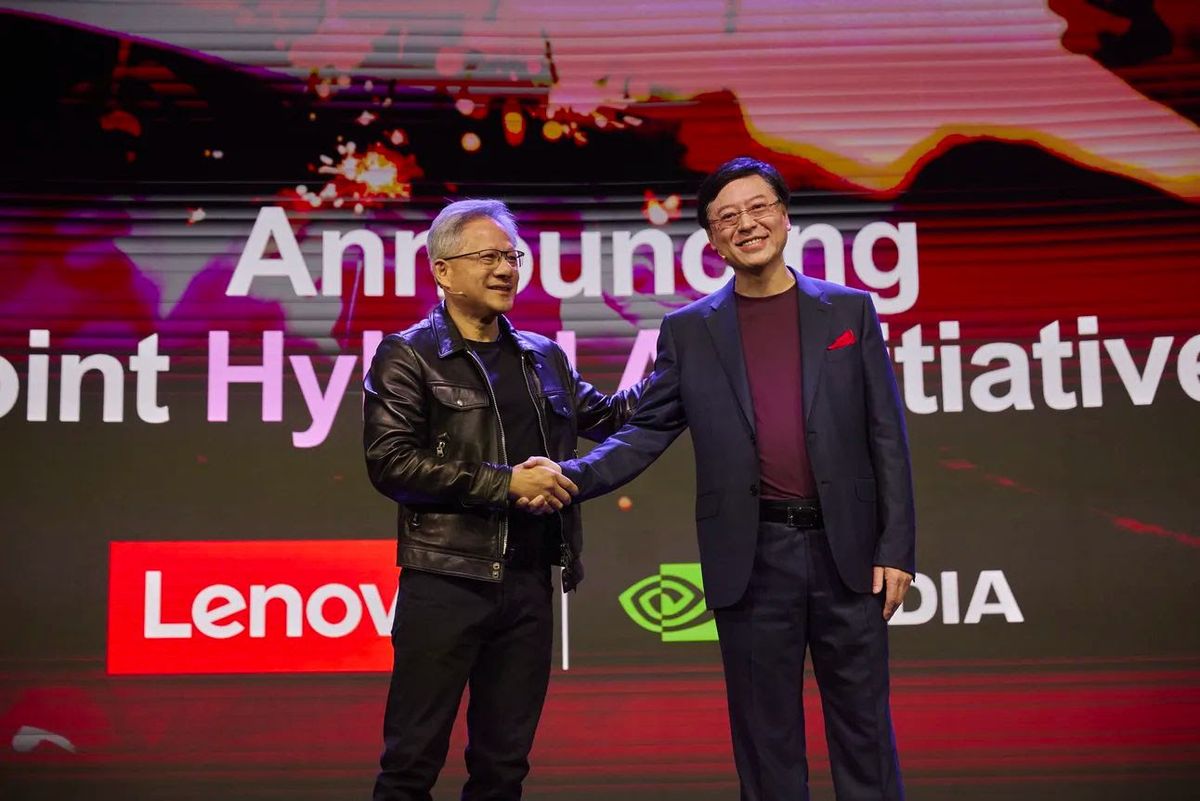 Lenovo 與 NVIDIA 攜手推進混合式人工智慧，加速企業運用生成式 AI
