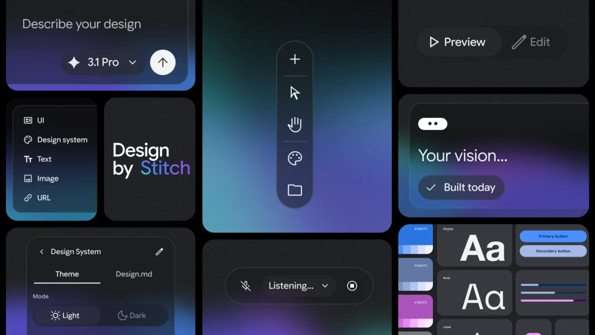 Google Stitch 重大更新：5大升級讓「Vibe Design」成為 AI 設計新典範