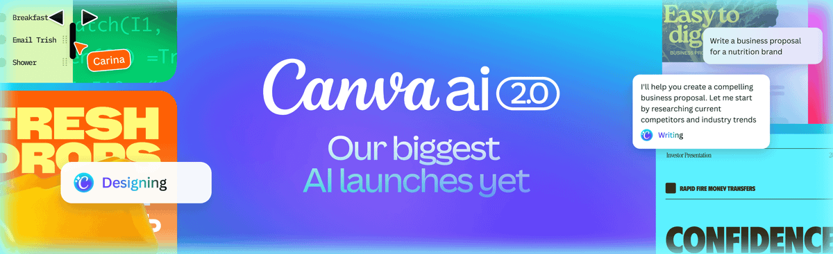 Canva AI 2.0 完整解析：從設計工具到 AI Agent 平台，265 億用戶的創作方式即將改變