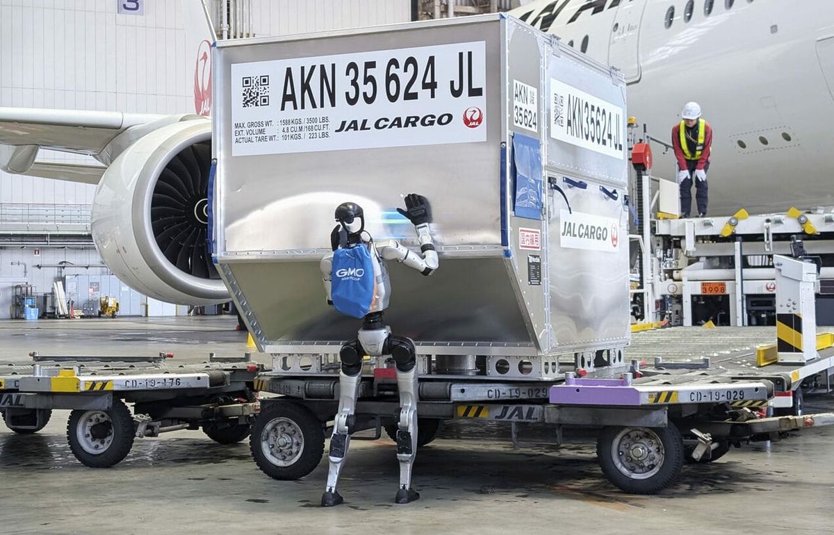 JAL羽田機場測試人形機器人，AI地勤時代啟動