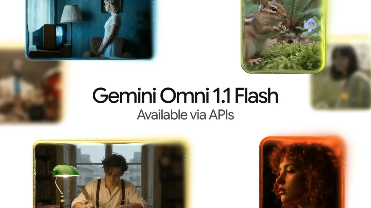 Gemini Omni 1.1 Flash 官方主視覺