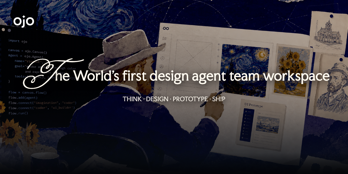 OJO Design Agent Team Workspace 官方產品封面圖