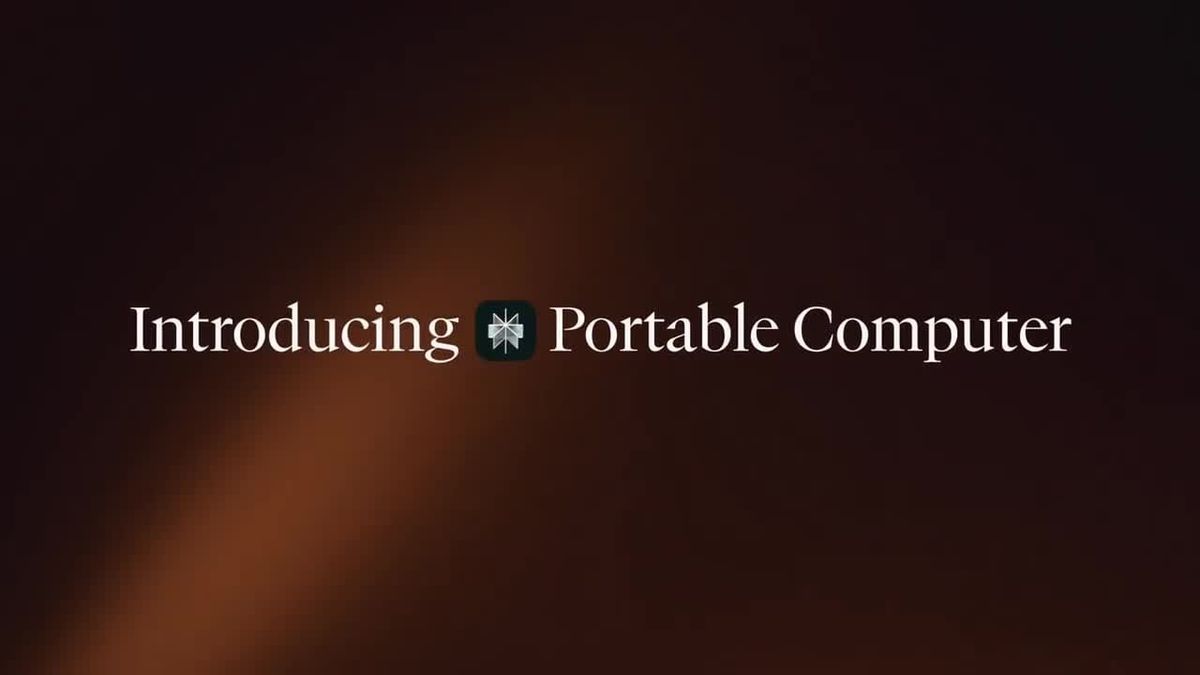 Perplexity Portable Computer 官方發表影片標題畫面