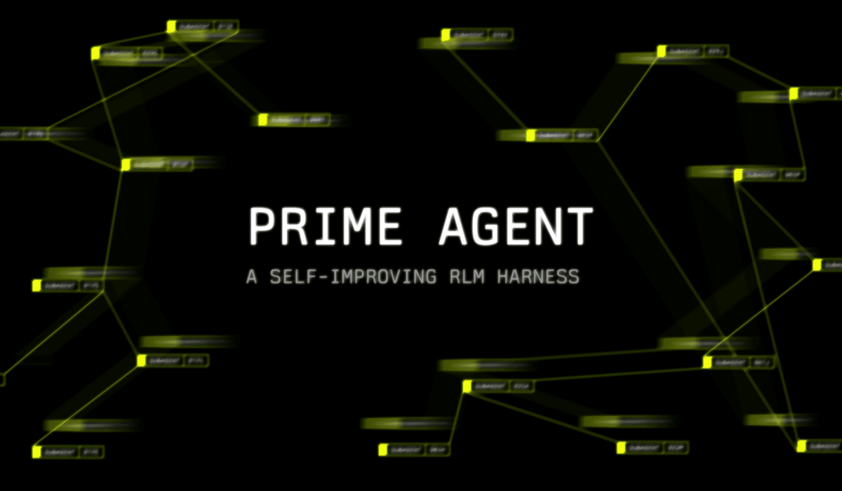 Prime Agent 官方封面，畫面以節點連線呈現多 Agent 架構