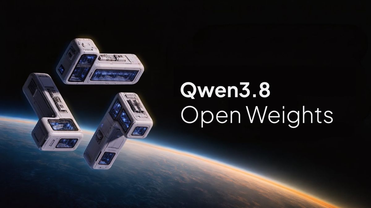Qwen3.8 Open Weights 官方發布封面圖