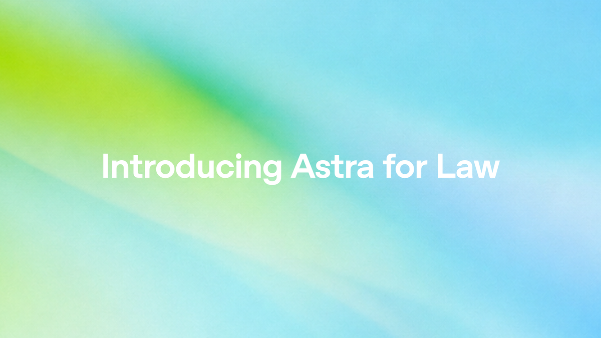 OpenAI 官方推出專為法律界設計的 Astra for Law 平台