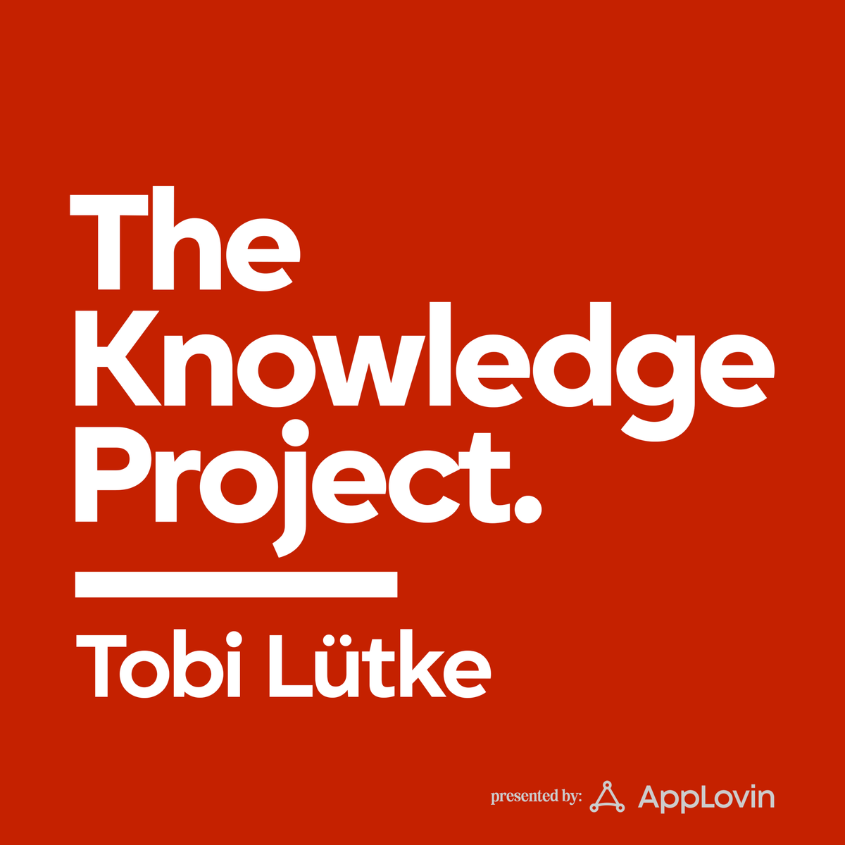 Shopify 執行長 Tobi Lütke 作客 The Knowledge Project 播客官方封面