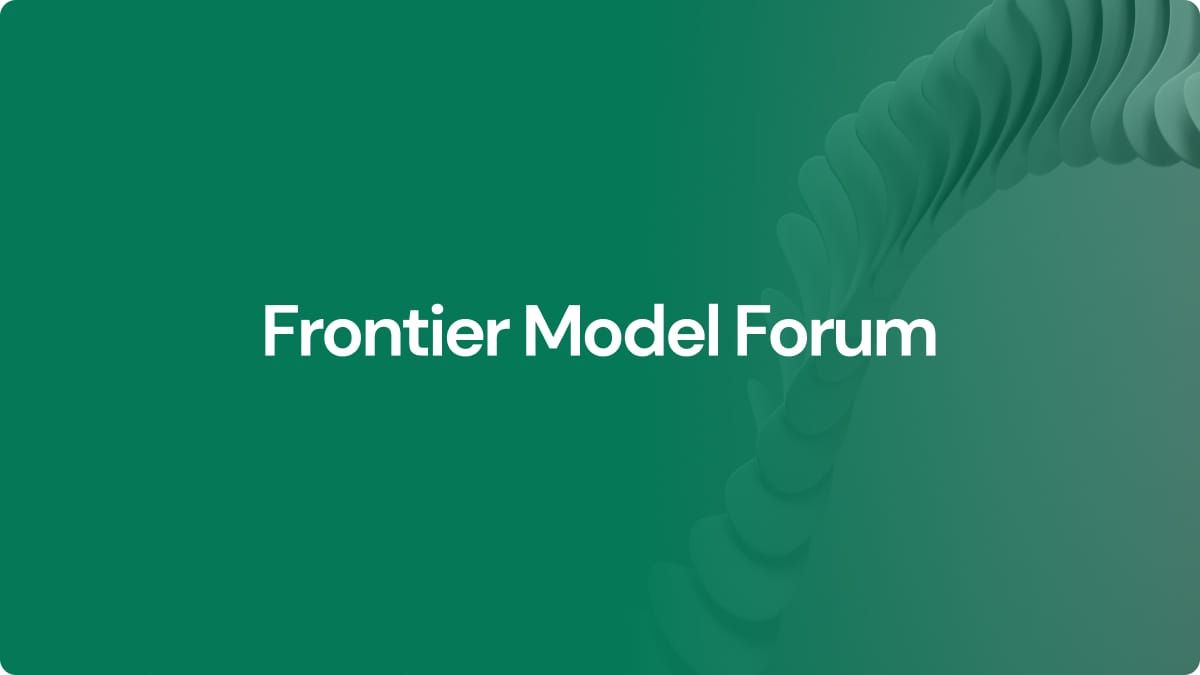Frontier Model Forum 前沿模型論壇官方視覺