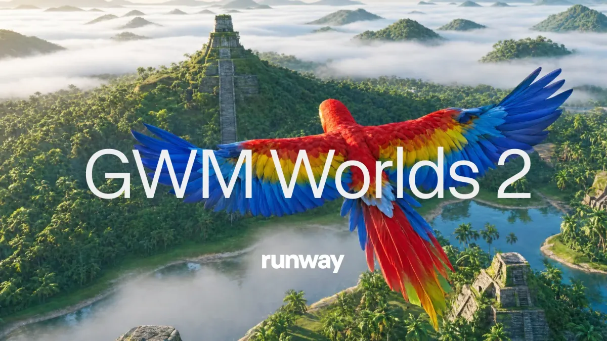 Runway GWM Worlds 2 通用世界模型