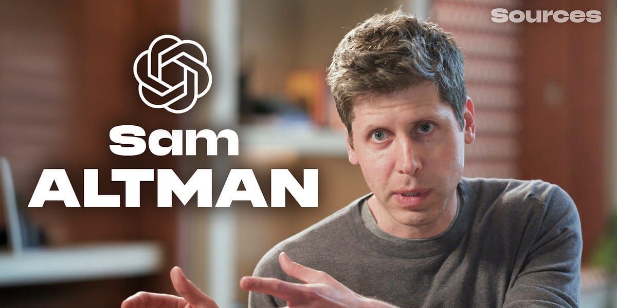Sam Altman 接受 Sources Podcast 專訪的官方主視覺