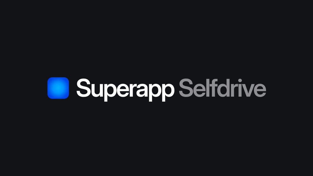 Superapp 官方 Selfdrive 發布影片封面