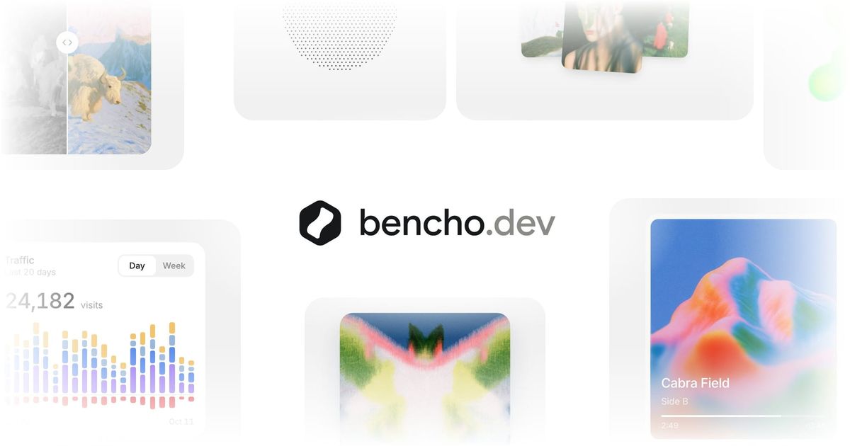 Bencho 原作者發布的互動介面資源圖