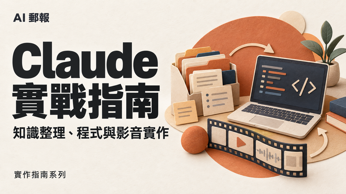 Claude 實戰指南｜AI 郵報實作指南系列封面