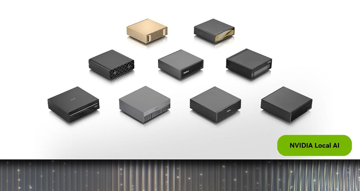 NVIDIA 官方圖列出 DGX Spark 合作廠商的小型電腦