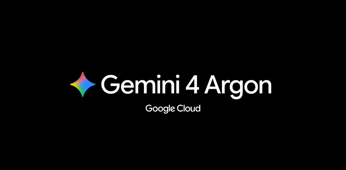 Gemini 4 Argon Google Cloud 官方主視覺