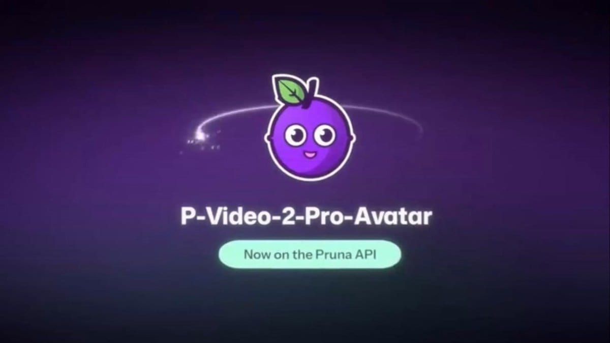 Pruna 推出 P-Video-2-Pro-Avatar官方發布畫面
