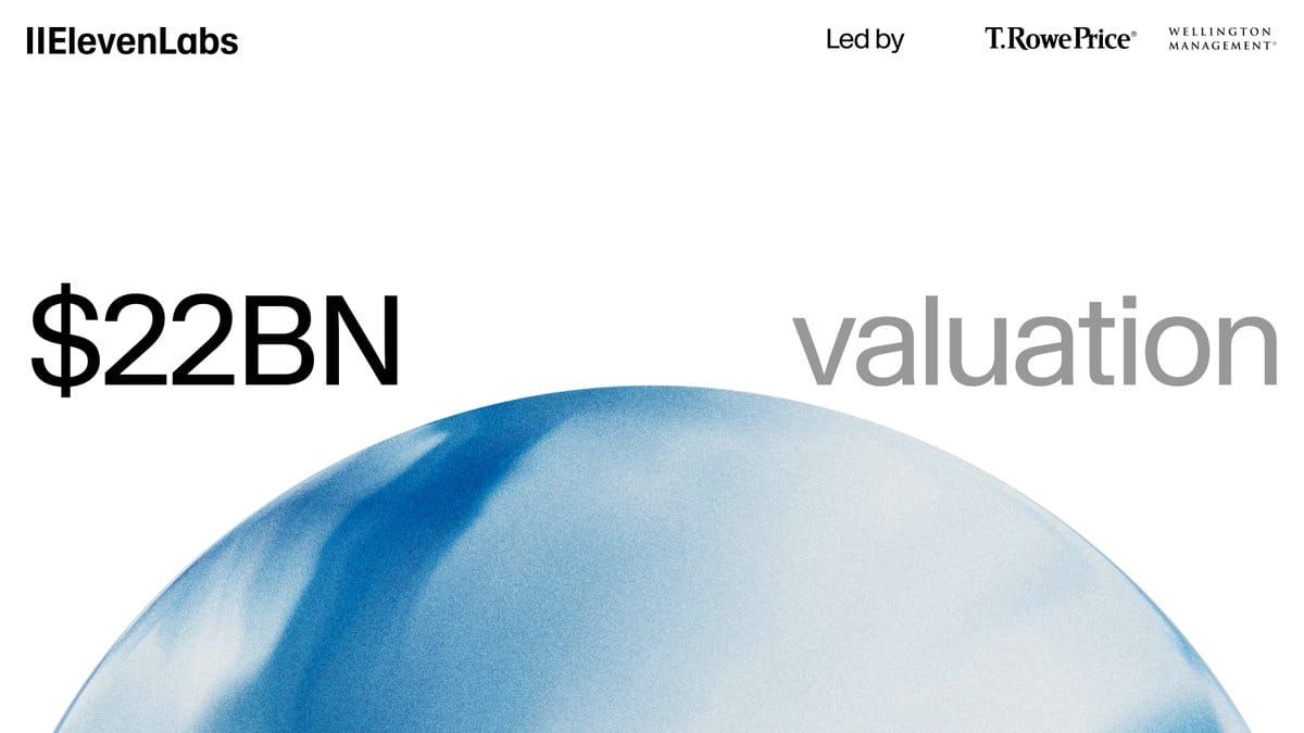 Elevenlabs Tender 官方發布素材。示範與研究結果以官方說明的條件為準。