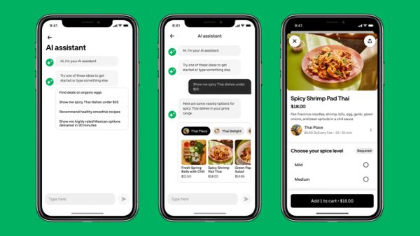 Uber Eats 聯手 Google 推出 AI 聊天助理，為用戶提供更智能的訂餐體驗！