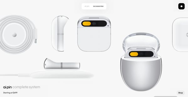 前蘋果設計師推出售價699美元的「Humane AI Pin」，將取代智慧手機?