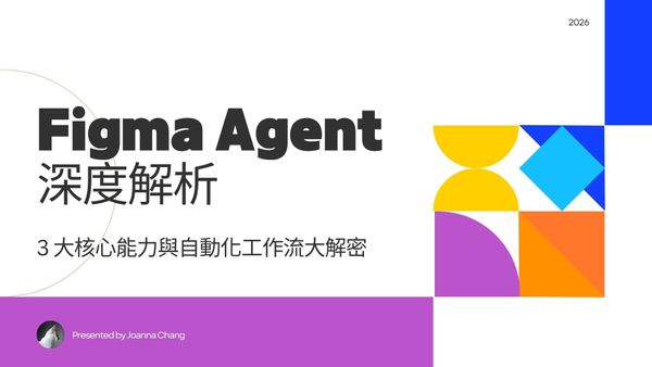 【Figma Agent 深度解析】AI 助手降臨畫布！3 大核心能力與自動化工作流大解密