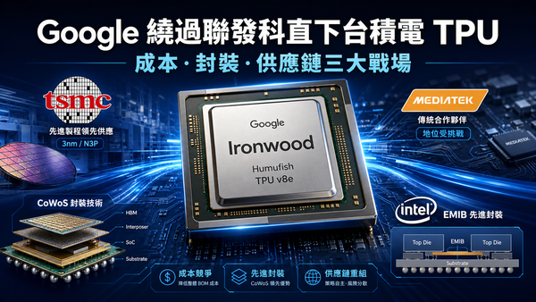 Google 擬繞過聯發科直接向台積電下 TPU 訂單：成本、封裝、供應鏈三大戰場深度解析