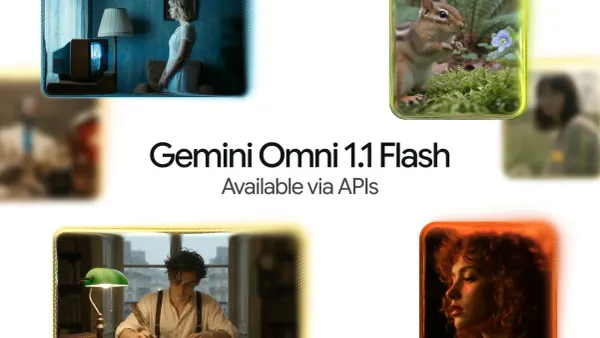 Gemini Omni 1.1 Flash 官方主視覺