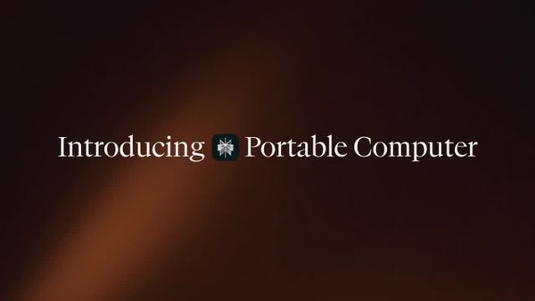 Perplexity Portable Computer 官方發表影片標題畫面