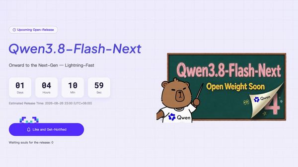 ModelScope 公布 Qwen3.8-Flash-Next 將採用 Qwen4 下一代架構並開放權重