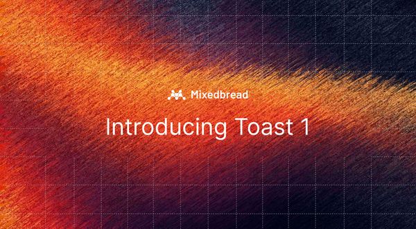 Mixedbread Introducing TOAST 1 官方產品主視覺
