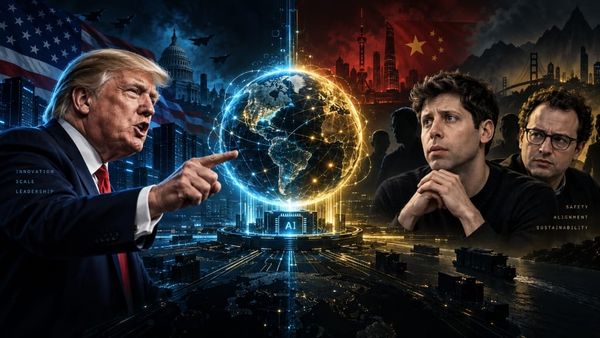 川普談全球 AI 競賽：Whoever Wins AI, Wins Everything.
