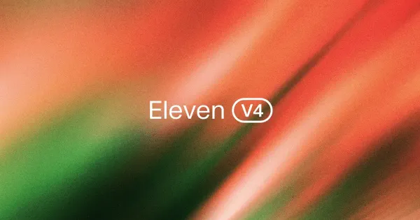 ElevenLabs Eleven v4 官方發布主視覺