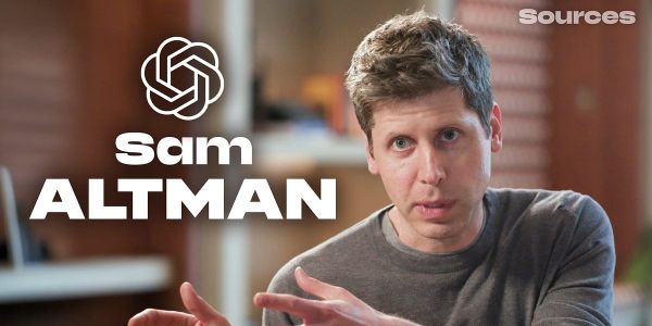 Sam Altman 接受 Sources Podcast 專訪的官方主視覺