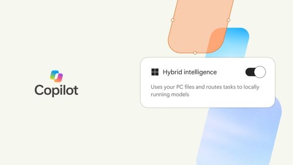 Microsoft 官方混合 AI 與 Windows 發展方向示意