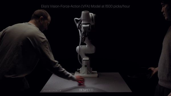 Eka Robotics 官方機器人操作展示畫面
