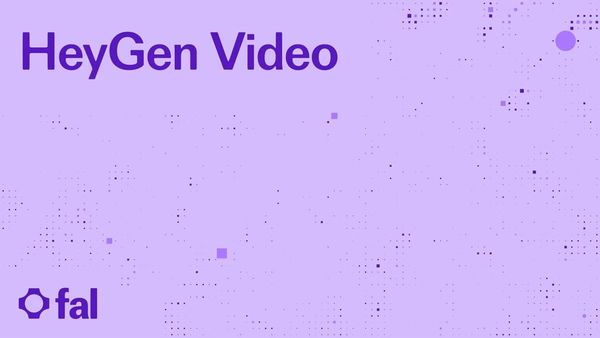 HeyGen Video 與 HeyGen Voice 上架 fal 的官方展示影片縮圖