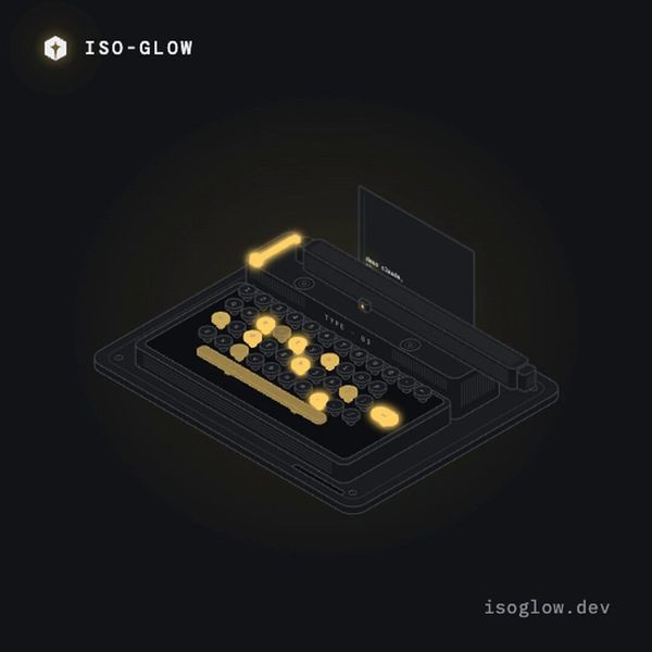 ISO-GLOW 作者 April 公開的原始展示畫面