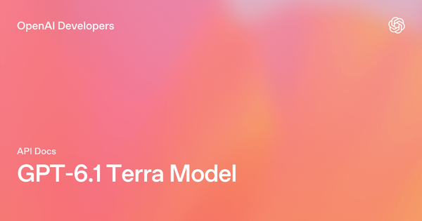 GPT-6.1 Terra 上線：OpenAI 把 AI 操作電腦的價格砍半，每百萬 token 只要 1 美元