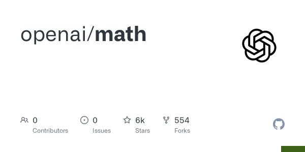 OpenAI 數學稿件與證明材料的官方儲存庫