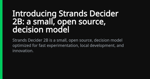Strands Decider 2B 官方發布主視覺