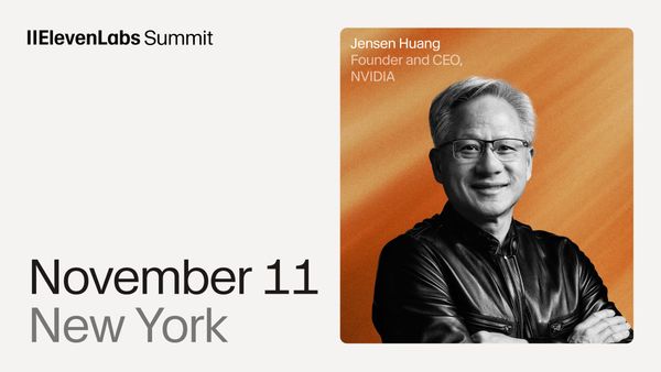 ElevenLabs Summit NYC 官方預告海報，活動日期為 2026 年 11 月 11 日。