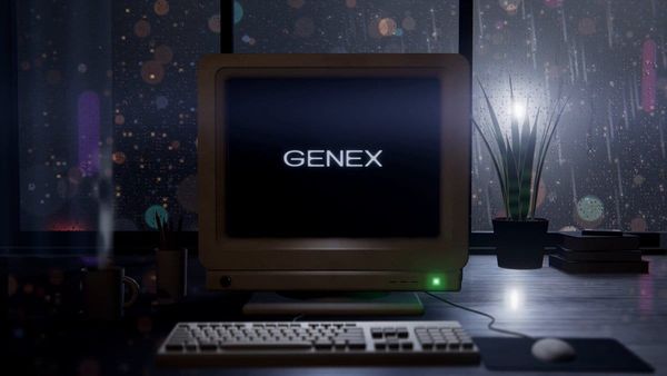Genex 桌面版 AI 遊戲開發流程展示（官方影片封面）