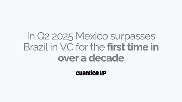 In Q2 2025 Mexico surpasses Brazil in VC for the first time in over a decade - Cuantico VP