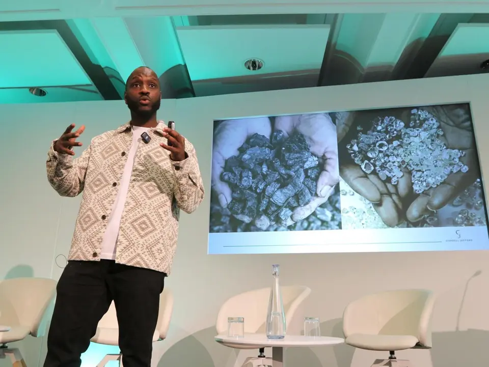 Cordell Jeffers, motivational speaker, highlights the pressure needed to create diamonds