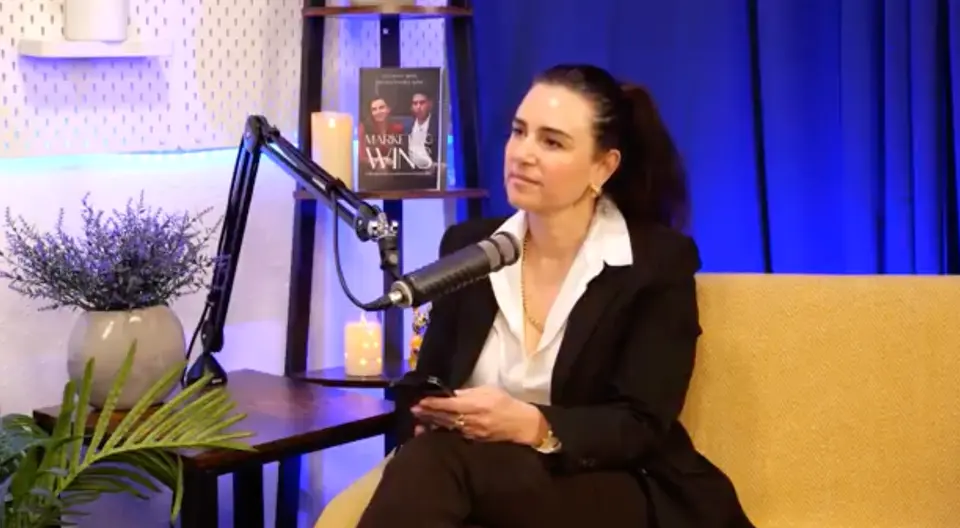 Aleksandra King on the beyond podcast interviewing Lara Morgan