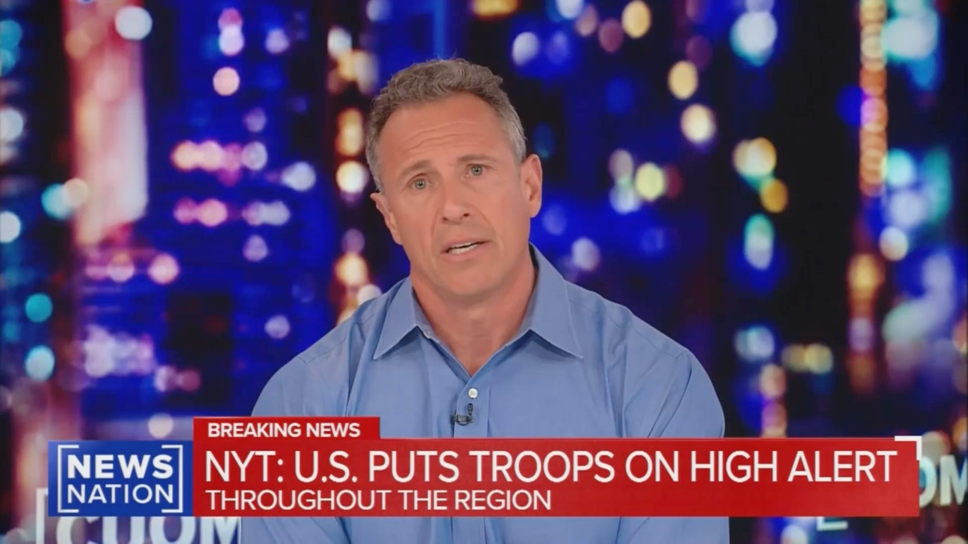 Cuomo: U.S. Pulls Back in Jerusalem May Push Forward in Iran