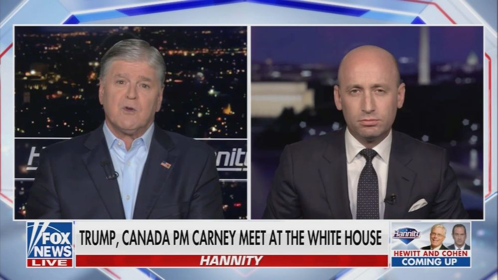 Stephen Miller on Trump, Canada Pm Carney Meeting at the White House post image