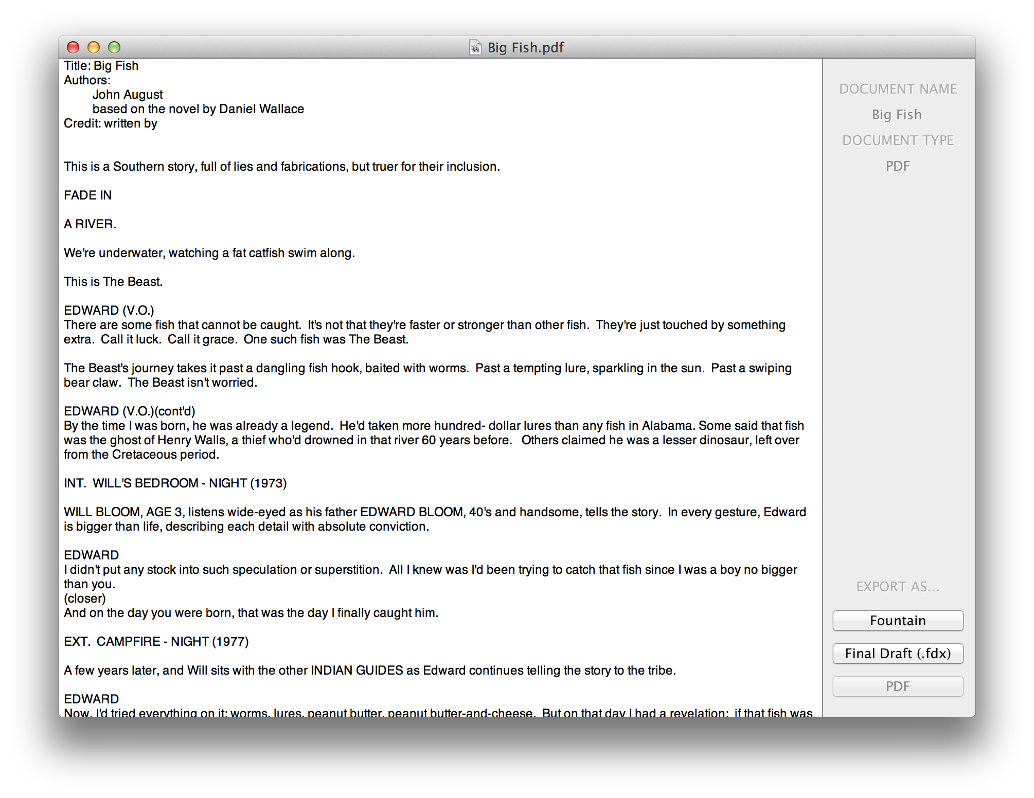 Original Highland PDF melting utility.