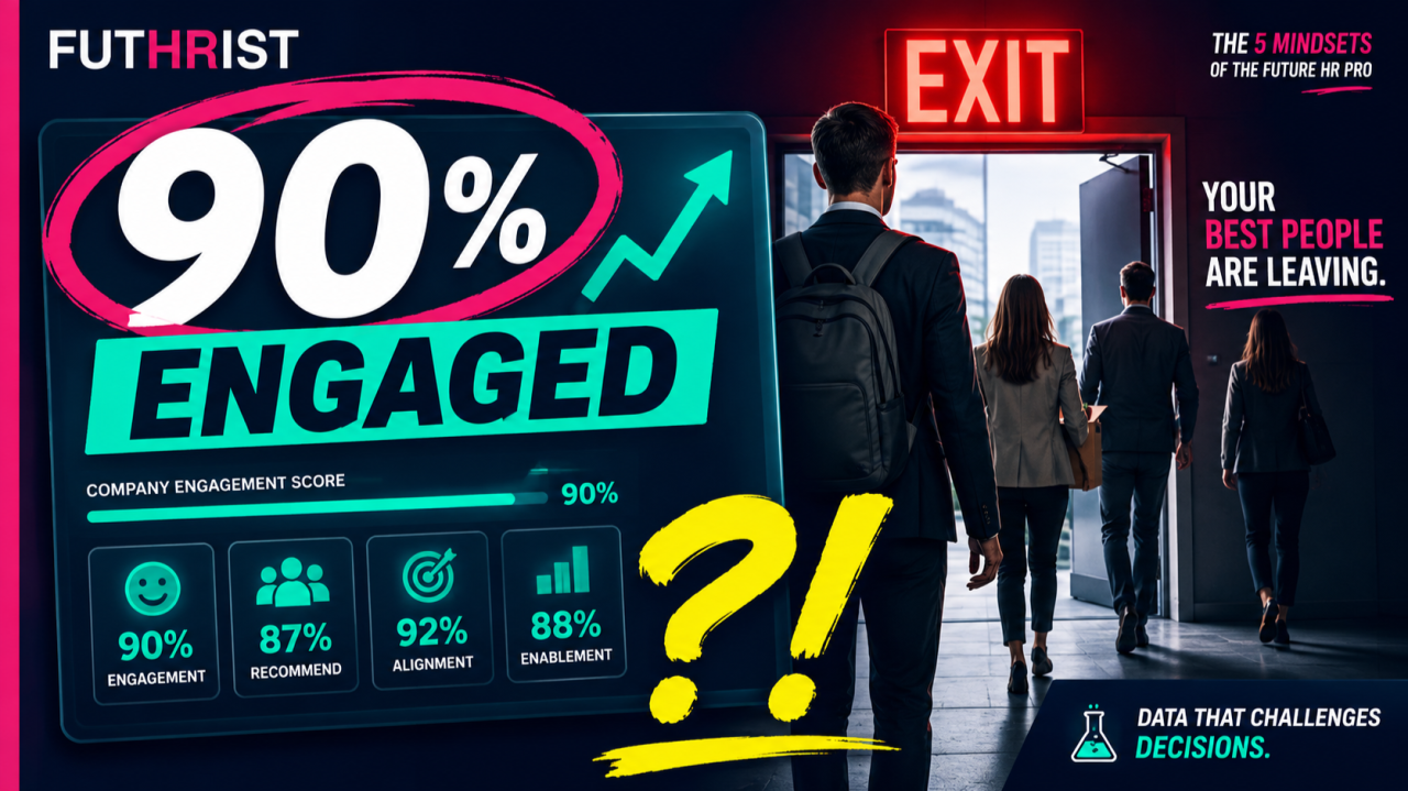 Why Engagement Scores Hide Attrition Risk Post feature image